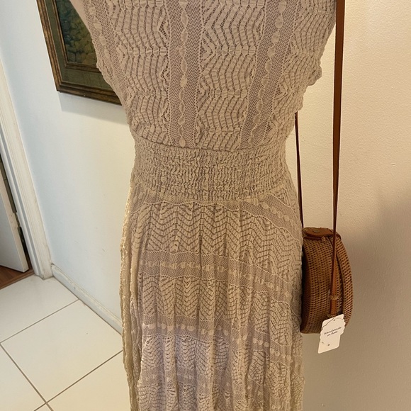 Rabbit Rabbit Rabbit Stretch Lace Hi Low MIDI Sz M - Picture 7 of 7